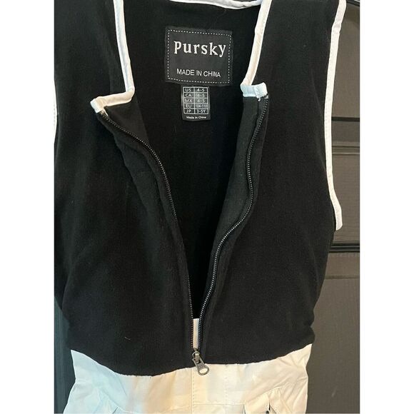 Pursky Kid's Snow Pants Girl's Winter Ski Bib - Picture 4 of 7